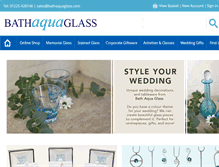 Tablet Screenshot of bathaquaglass.com